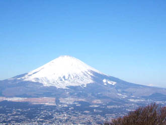 箱根金時山から見た富士山